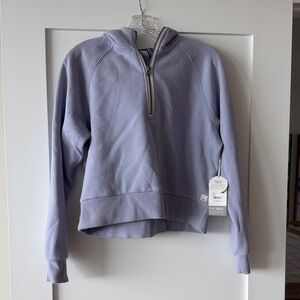 NWT VUORI Women's Lavender Restore Half-Zip Hoodie